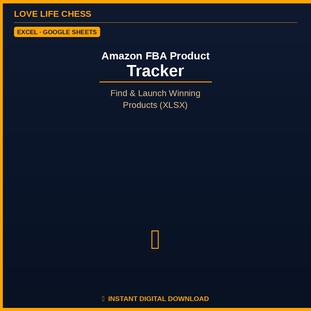 Amazon FBA Product Tracker — Find & Launch Winning Products (XLSX)