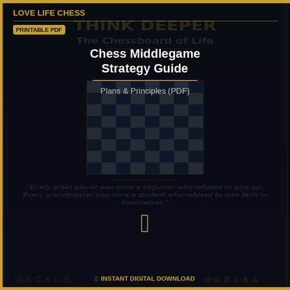 Chess Middlegame Strategy Guide — Plans & Principles (PDF)
