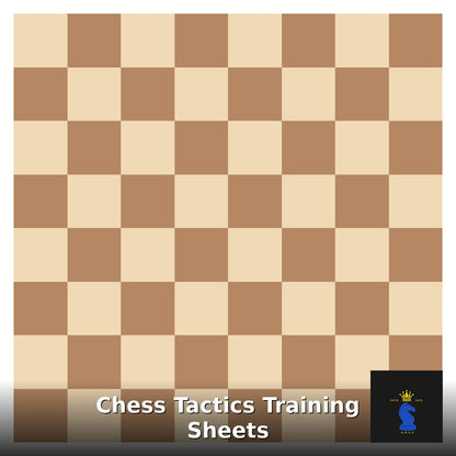 Chess Tactics Training Sheets Bundle — Printable Puzzle Sheets