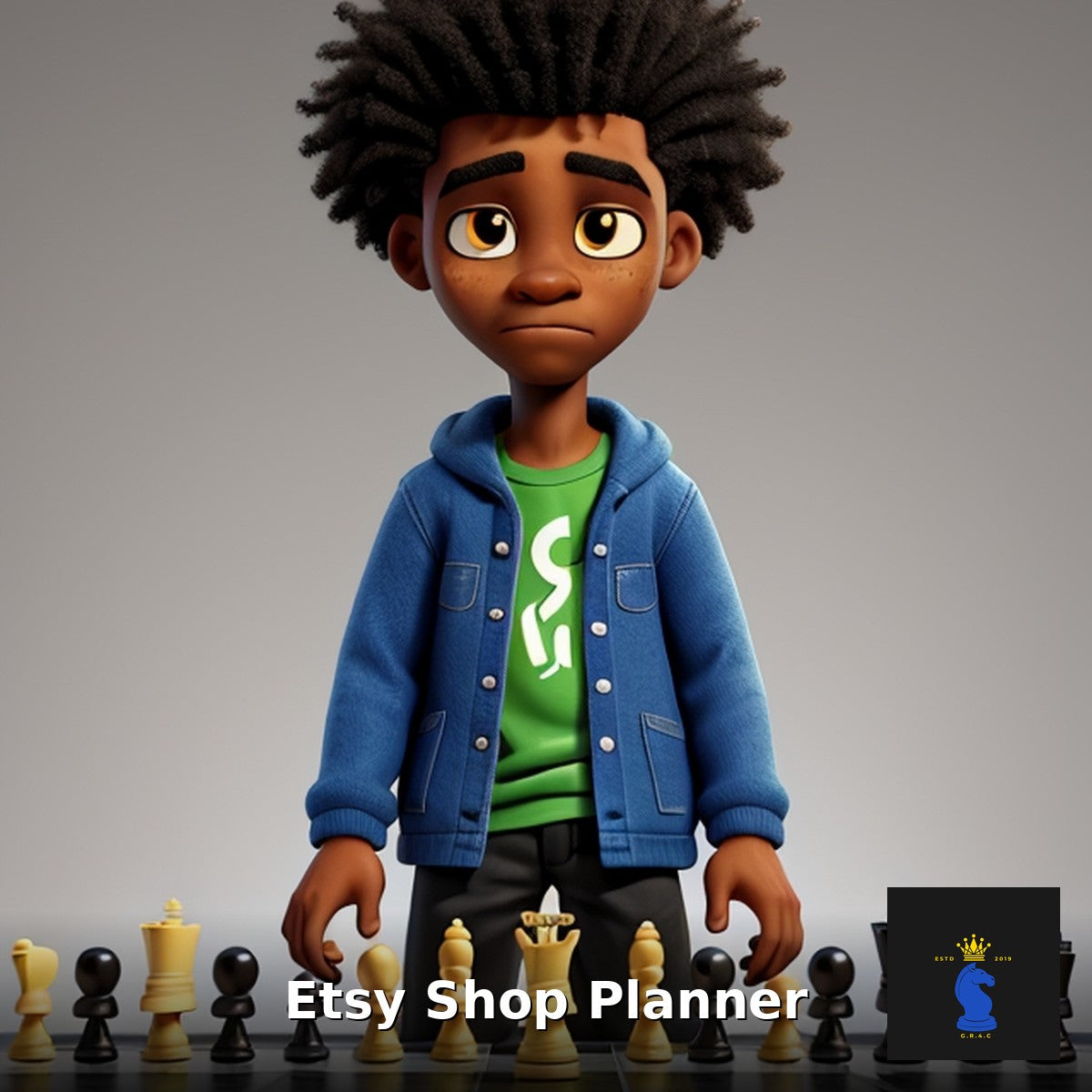 Etsy Shop Planner — Run & Grow Your Etsy Business (PDF)