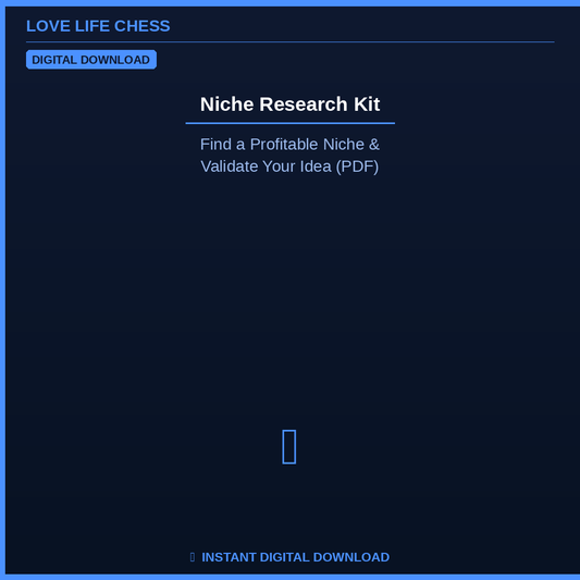 Niche Research Kit — Find a Profitable Niche & Validate Your Idea (PDF)